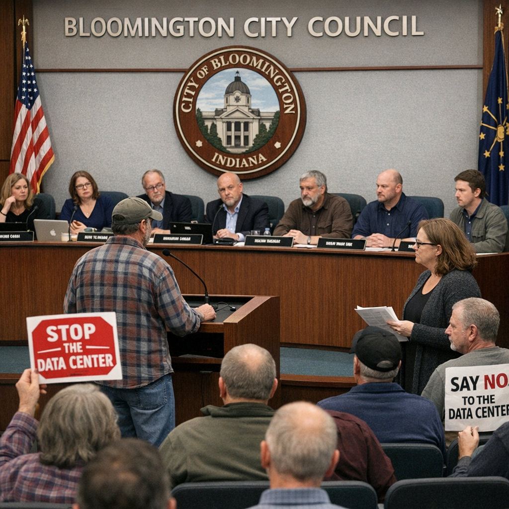 Bloomington City Council Considers Data Center Moratorium Amid Community Concerns
